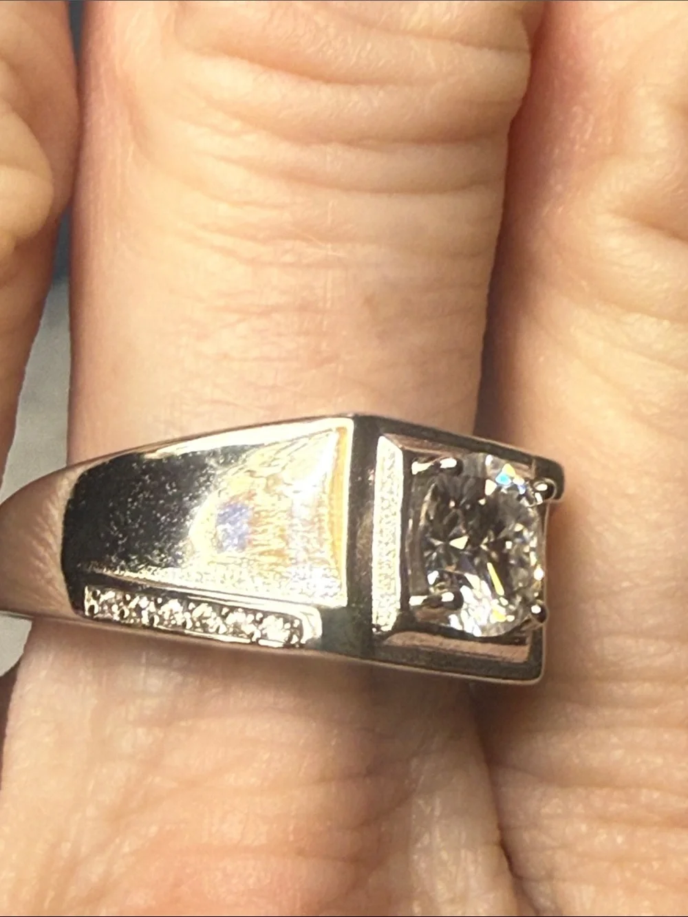 Moissanite elegant 925